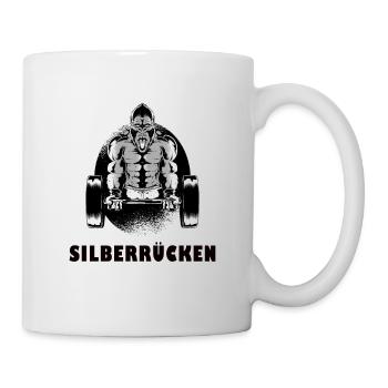 Silberrücken | Gorilla - Tasse - Weiß - Rechts