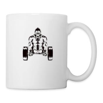 Silberrücken | Gorilla - Tasse - Weiß - Rechts