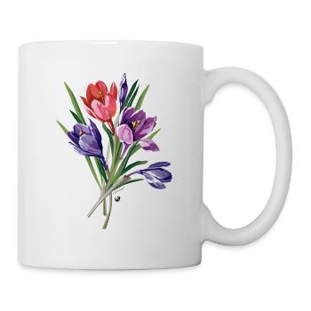 Crocus de l’image - Mug blanc - blanc - Droite