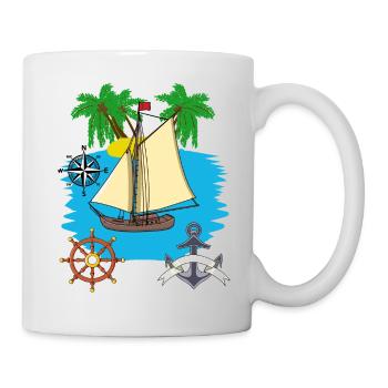 Expédition Aventure Agence de Voyage Tour Touristique - Mug blanc - blanc - Droite