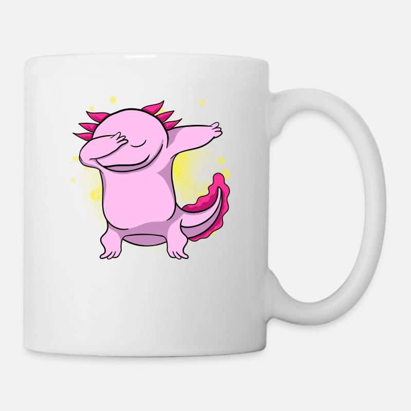 Dabbing Axolotl - Mug blanc - blanc