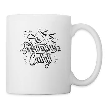 Les montagnes De Montagne Montagnes Alpinistes - Mug blanc - blanc - Droite