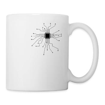 Processor, CPU, Technology, Electronics, Heart - Mug - white - Right