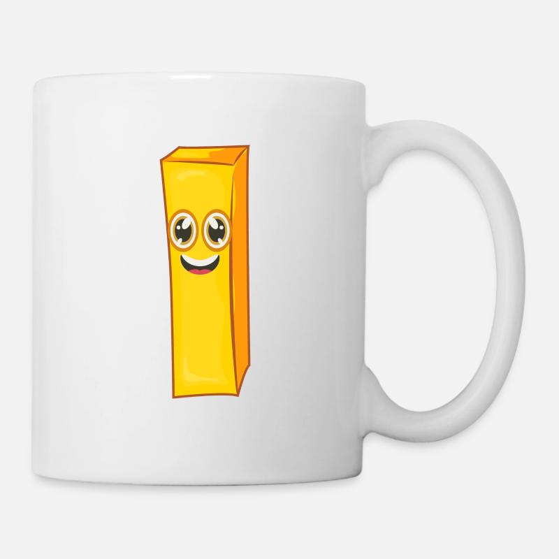 Pommes - Tasse - Weiß