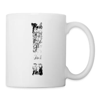 Point d’exclamation cool Signe de ponctuation Exclamation Cadeau - Mug blanc - blanc - Droite
