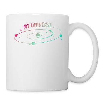 Universe Planet Rocket Stars - Mug - white - Right