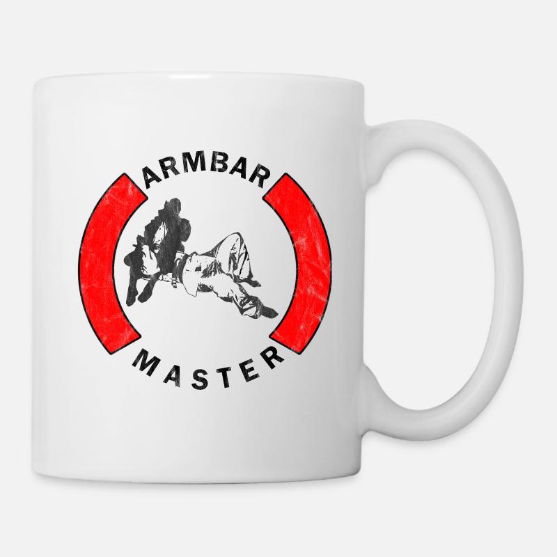 Armbar - BJJ - Mug blanc - blanc