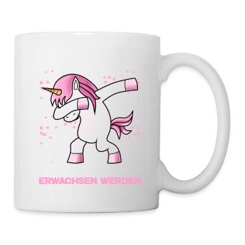 Endlich 18 Jetzt Muss Ich Nur Noch Erwachsen - Tasse - Weiß - Rechts