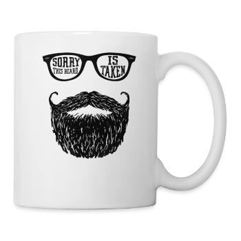 This Beard And The Glasses Are Forgiven - Mug - white - Right