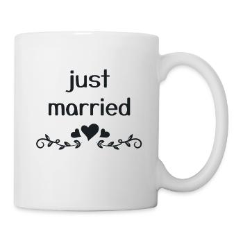 just married - Mug - white - Right