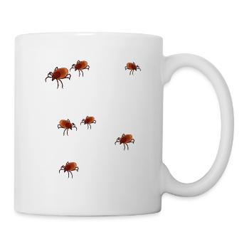 Ticks Ticks Bloodsucker Summer Vermin Blood - Mug - white - Right