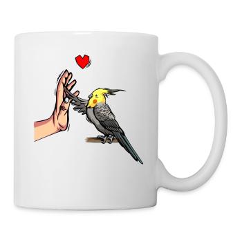 Nymph Parakeet Love Bird Parrot - Mug - white - Right