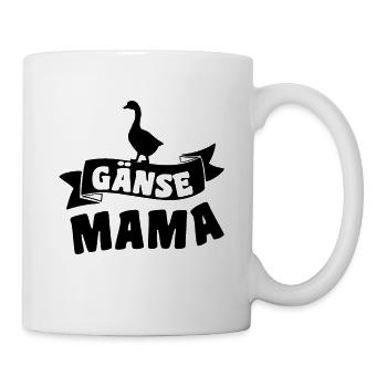 Gänse Mutter - Tasse - Weiß - Rechts