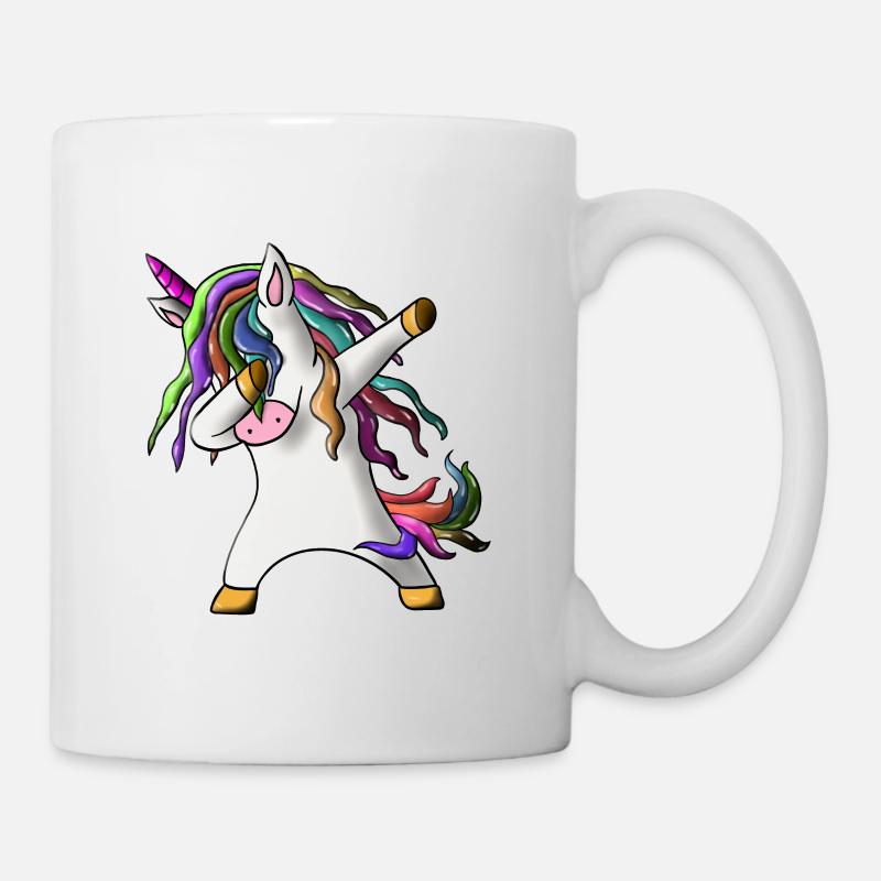 Dabbing Unicorn Dabbendes Unicorn Gift Magical - Mug - white