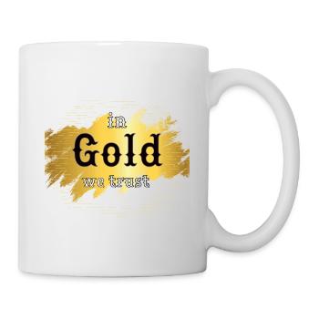 in Gold we trust "Gold Lovers" - Mug - white - Right