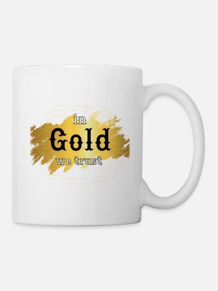 in Gold we trust "Gold Lovers" - Mug - white