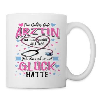 Cadeau pour le médecin - Mug blanc - blanc - Droite