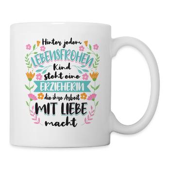 Éducatrices d’éducatrices - Mug blanc - blanc - Droite