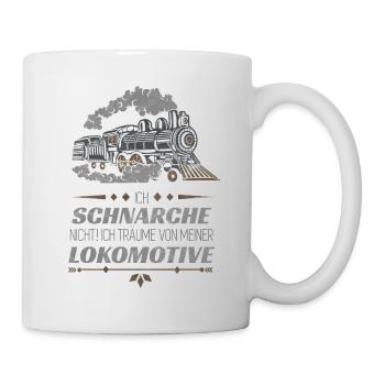 Toller Zug Spruch für Modellbauer Geschenk - Tasse - Weiß - Rechts