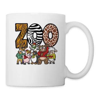 Zoo gardien zoo animal animal parc animalier drôle cadeau - Mug blanc - blanc - Droite