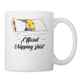 Nymphensittich - Tasse - Weiß - Rechts