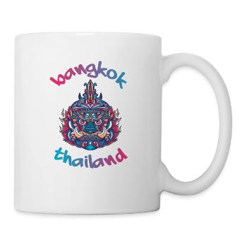 Bangkok Thaïlande Backpacker Voyage - Mug blanc - blanc - Droite