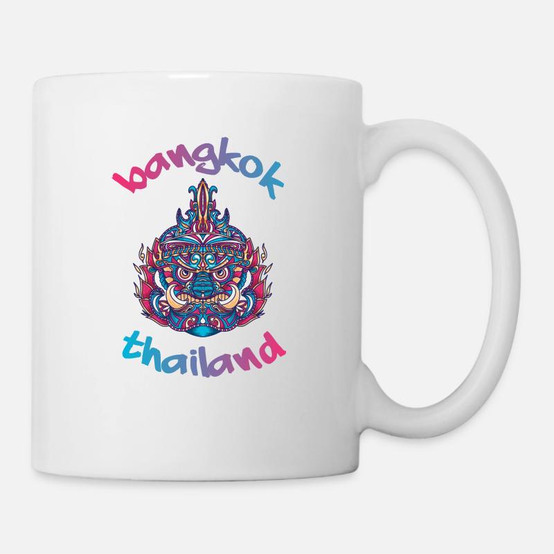 bangkok Thailand Backpacker Travel - Mug - white