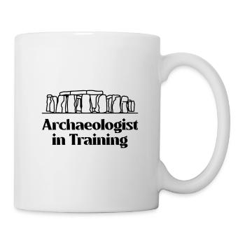Archäologe in Ausbildung - Tasse - Weiß - Rechts