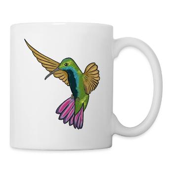 Kolibri - Tasse - Weiß - Rechts