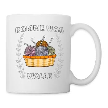 KOMME WAS WOLLE - Tasse - Weiß - Rechts