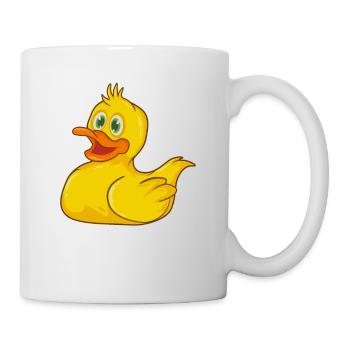 Bathing duck - Mug - white - Right