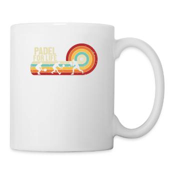 Padel for Life Paddleball Padel Tennis Platform - Mug - white - Right