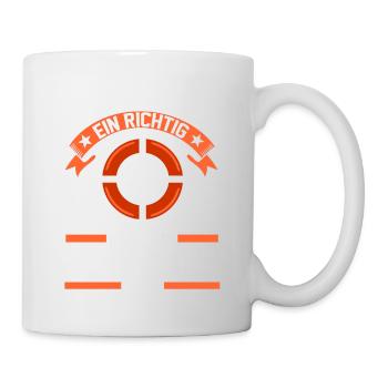 Bademeister Schwimmbad Schwimmlehrer - Tasse - Weiß - Rechts