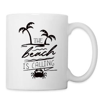 Sommer Party Strand Festival Urlaub Shirt - Tasse - Weiß - Rechts