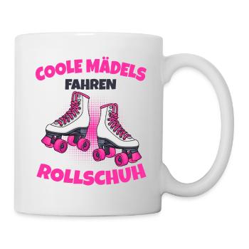 Rollschuhe - Tasse - Weiß - Rechts