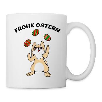 FROHE OSTERN - Tasse - Weiß - Rechts