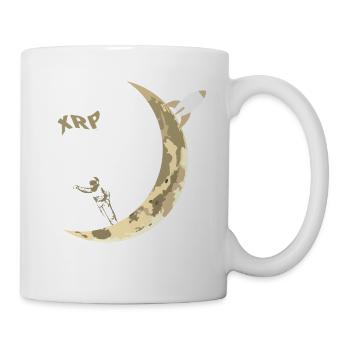 XRP A la lune Ripple XRP Astronaut Crypto - Mug blanc - blanc - Droite