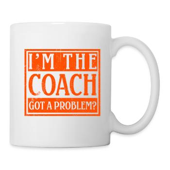 Basket-ball Je suis le coach De Got A problème ? - Mug blanc - blanc - Droite