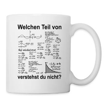 Mathematik Algebra Mathelehrer Studium Uni Abitur - Tasse - Weiß - Rechts