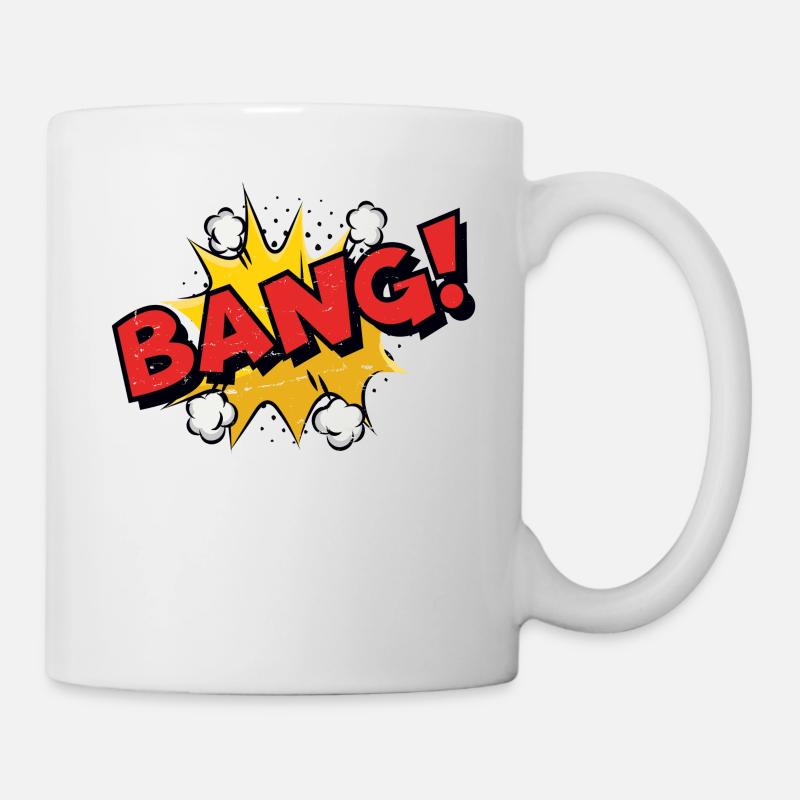 Bang ! Comic Sprechblase - Tasse - Weiß