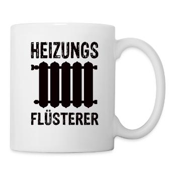 Heizung Flusterer - Tasse - Weiß - Rechts