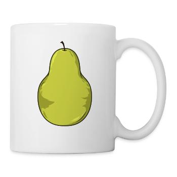 Birne - Tasse - Weiß - Rechts