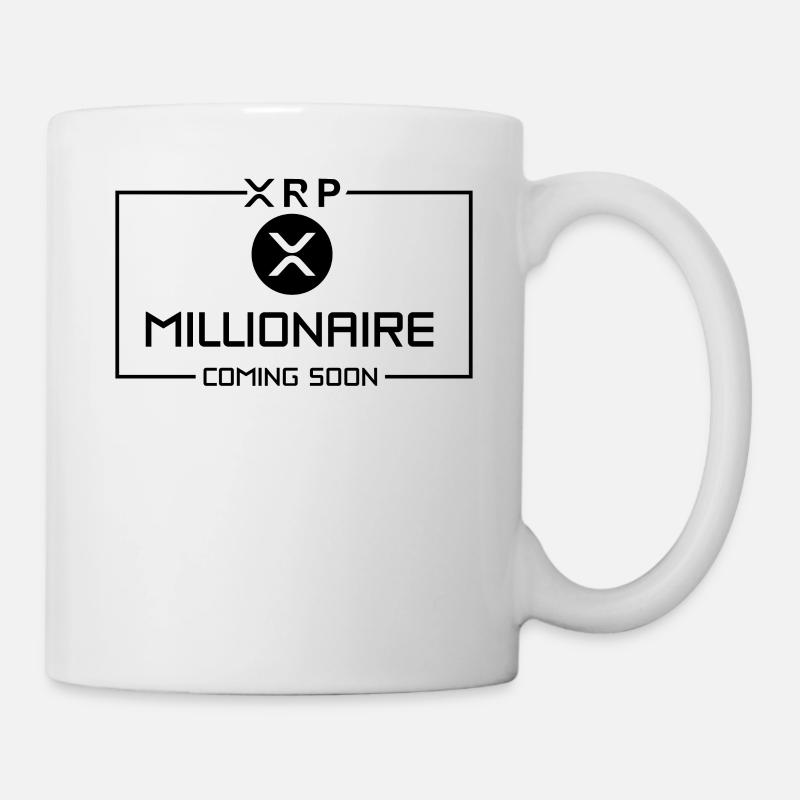 XRP Millionär Kommt Bald Ripple XRP Crypto - Tasse - Weiß