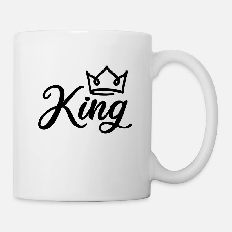 King Partnerlook - Tasse - Weiß