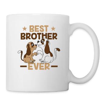 MEILLEUR BROTHER EVER DOGS by The Manzanita - Mug blanc - blanc - Droite
