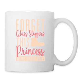 Hiking Girl Princess Loves Boots - Mug blanc - blanc - Droite