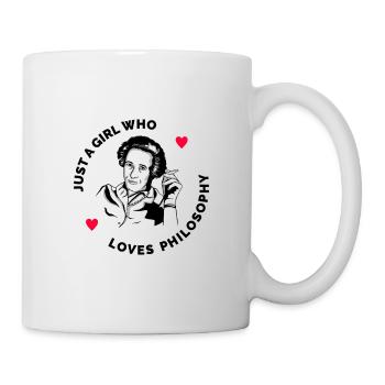 Just a Girl who Loves Philosophy - Mug - white - Right