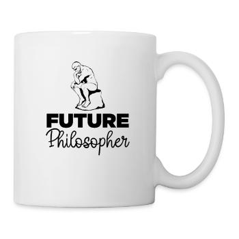 Futur philosophe - Mug blanc - blanc - Droite