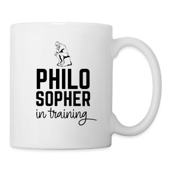 Philosoph in der Ausbildung - Tasse - Weiß - Rechts