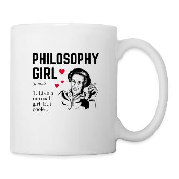 Philosophy Girl - Mug - white - Right